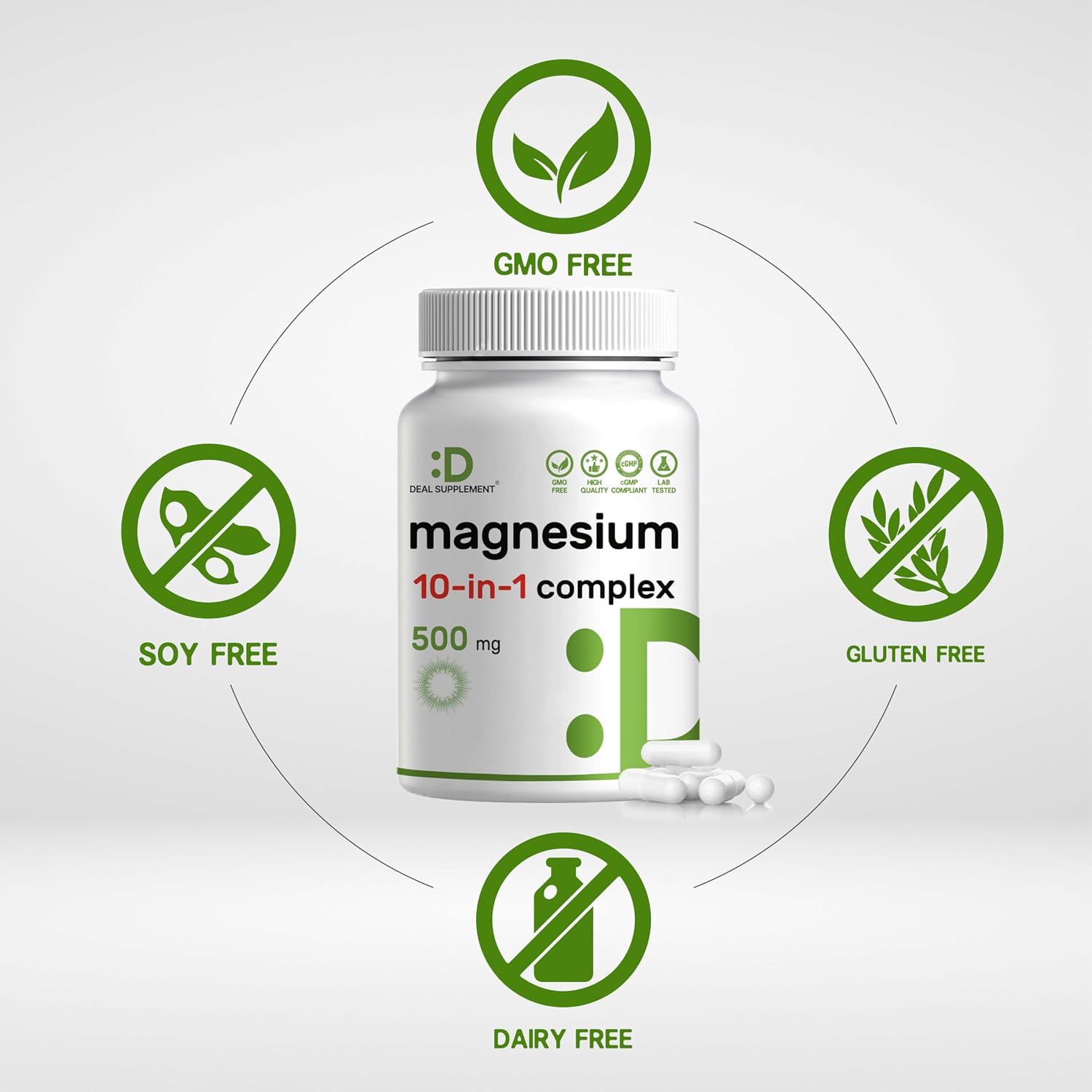 Detalle de Magnesium Complex Supplement 500 mg