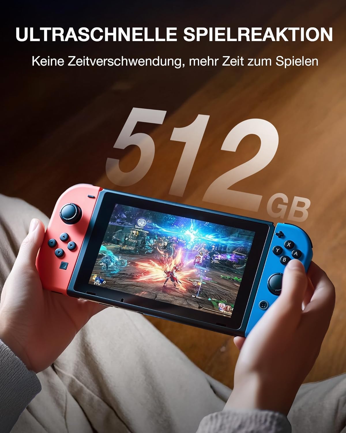 Detalle de 512 GB LT100 microSDXC UHS-I Speicherkarte mit Adapter – bis zu 170 MB/s