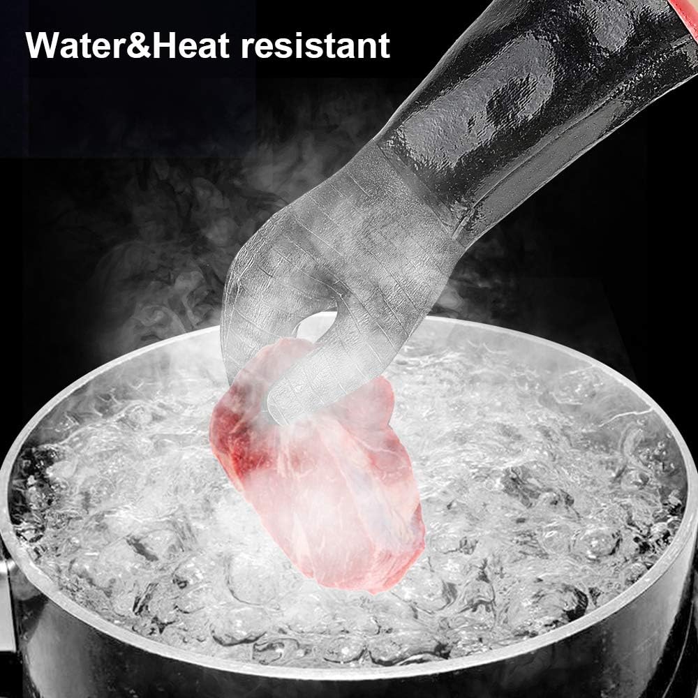 Detalle 2 de Aillary mdk-397 Grill Gloves, 14-Inch Waterproof Neoprene, Heat Resistant