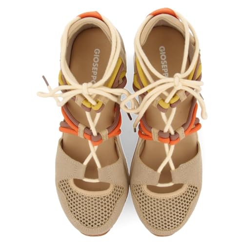 Thumbnail 3 de IONA Sneakers beige tipo espadrille con cuña