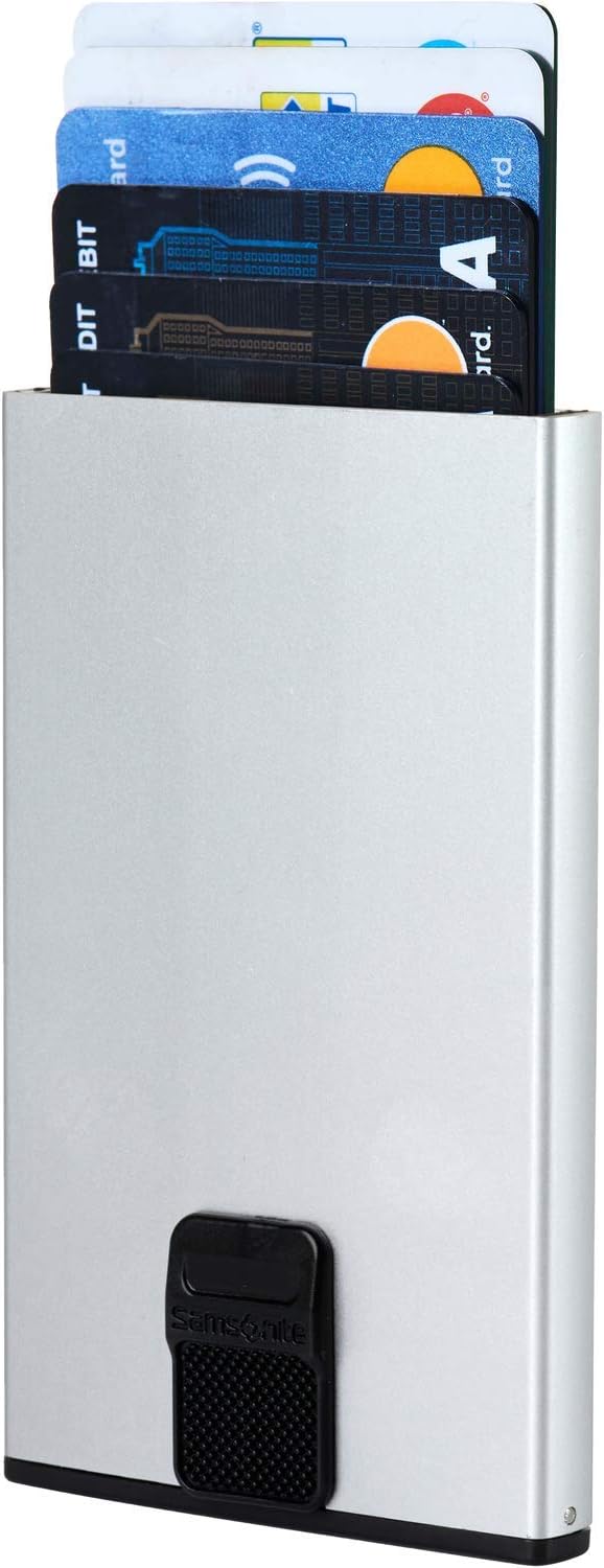 Thumbnail 1 de Samsonite ALU FIT SLG – Custodia per schede, 10,2 cm, grigio alluminio
