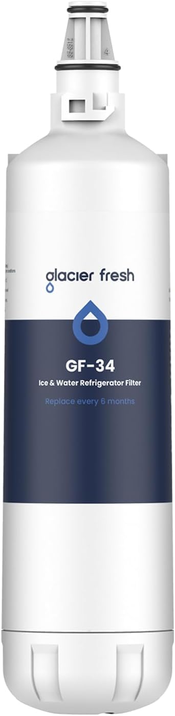 Detalle de GLACIER FRESH Replacement for 7012333 Ice Maker Water Filter, 0.5-Micron Carbon