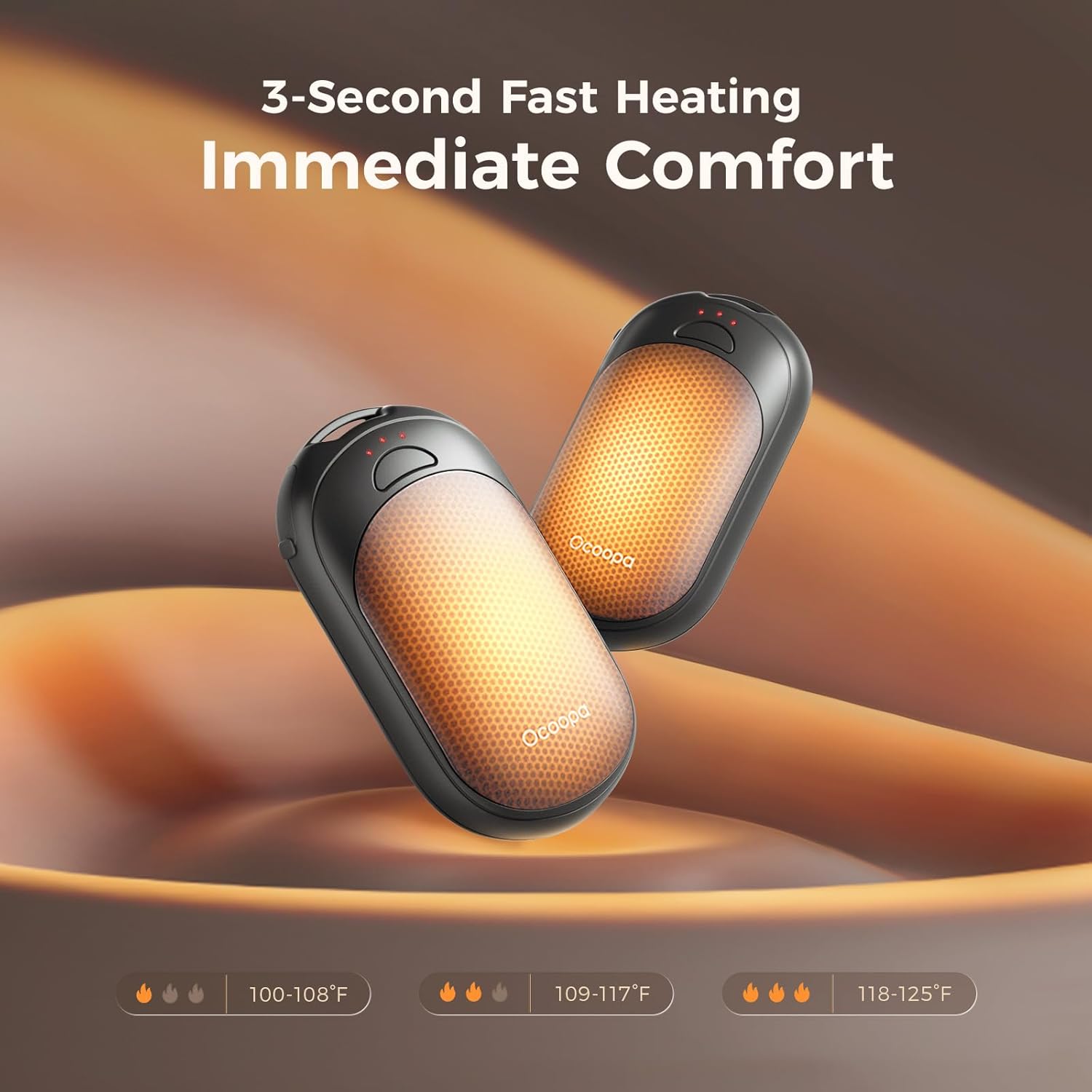 Detalle de OCOOPA UT3 Lite Magnetic Hand Warmers 2 Pack Review