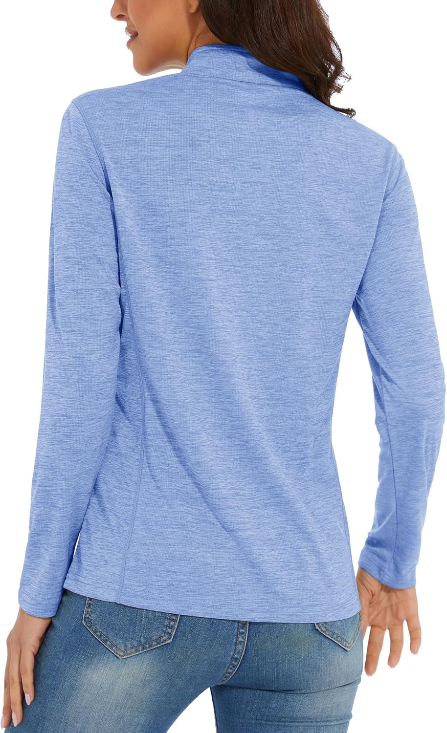 Thumbnail 1 de MAGCOMSEN Women’s UPF 50+ Sun Shirt Long Sleeve 1/4 Zip Pullover (Quick Dry)