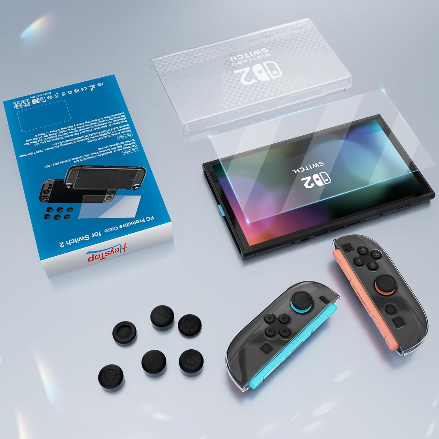 Thumbnail 5 de HEYSTOP Custodia per Nintendo Switch 2 con vetro temperato 9H