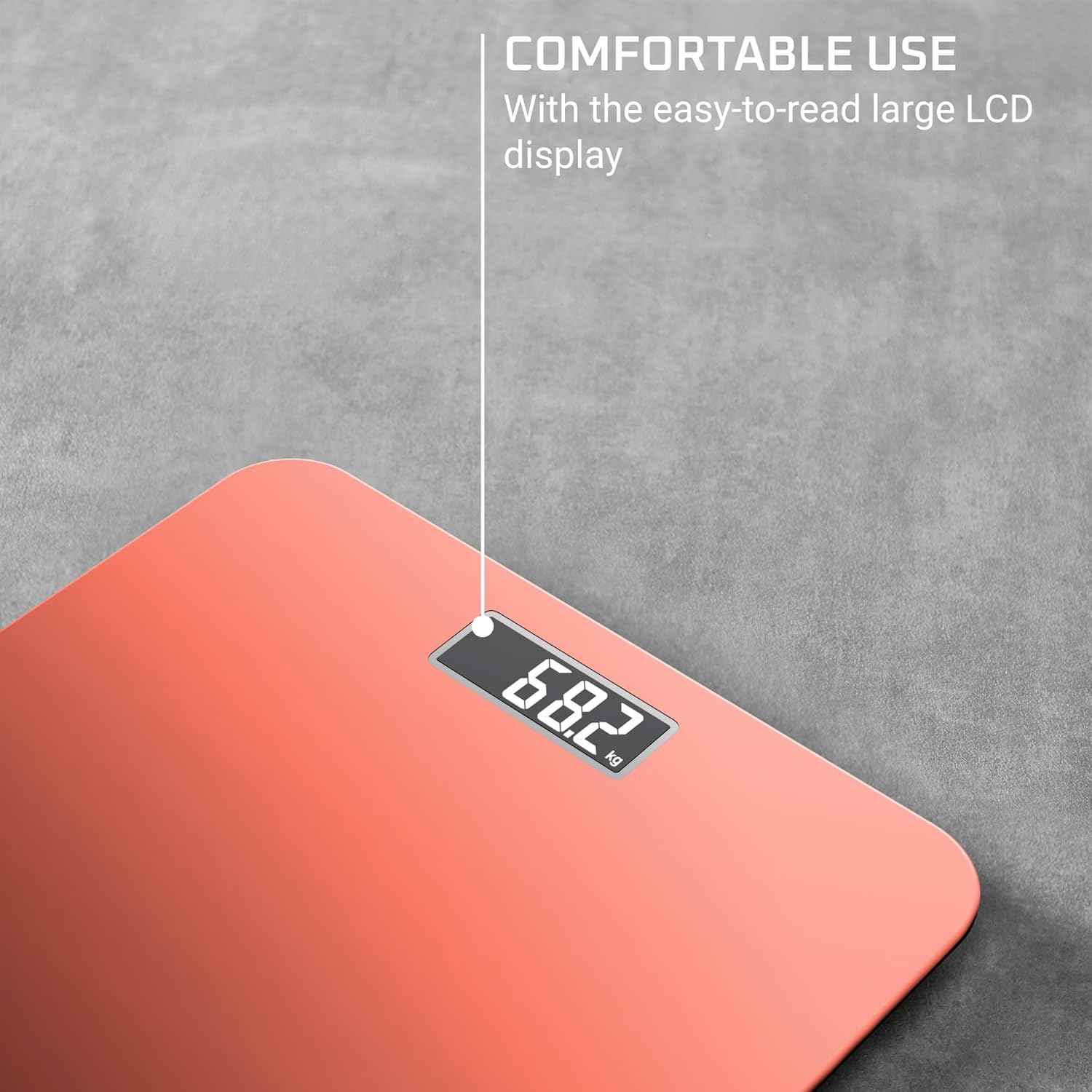 Detalle de Rowenta Premiss 2.0: Bilancia da Bagno con Display LCD e Design Moderno (160 kg)