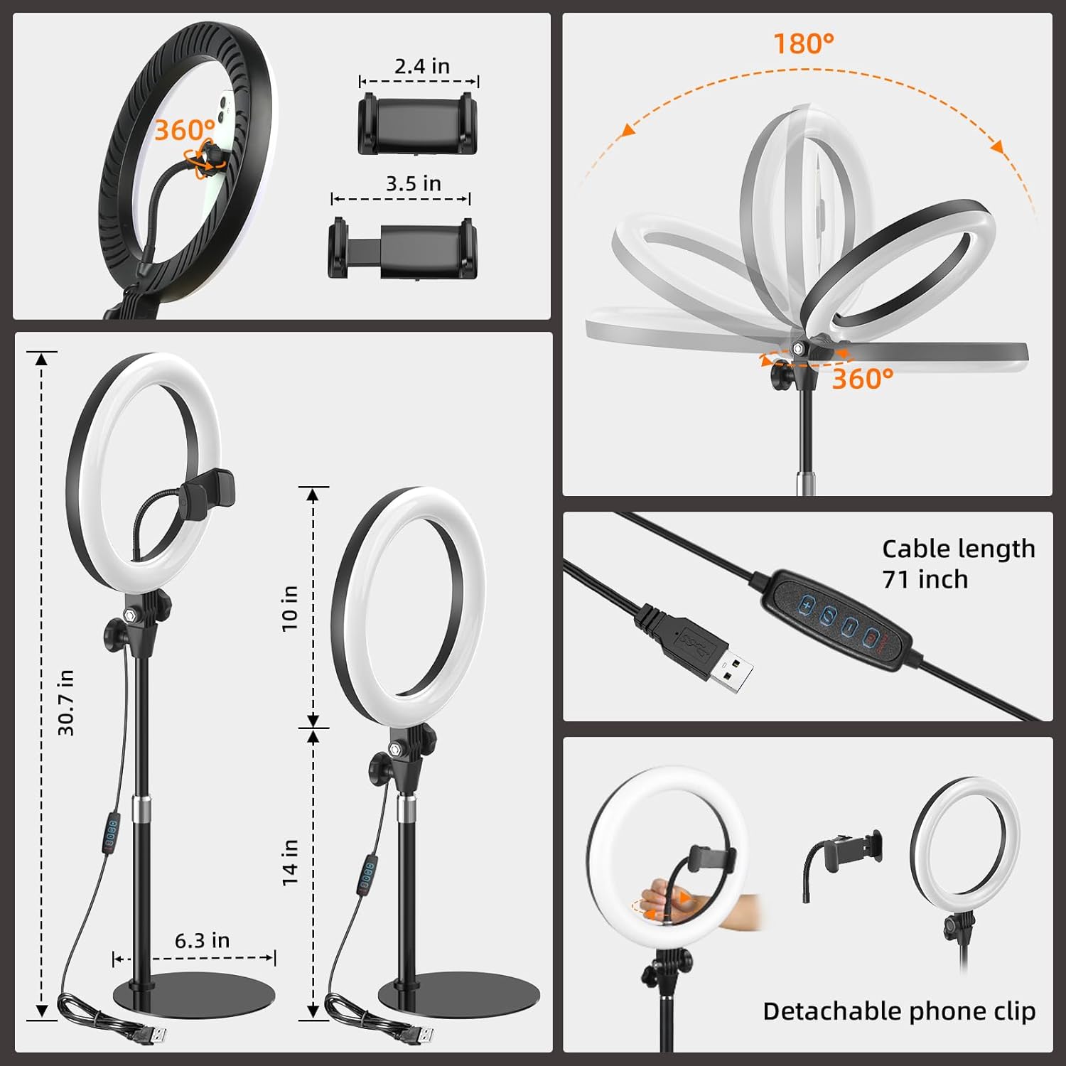 Thumbnail 4 de Evershop Upgrade 10.5" ring light for streaming