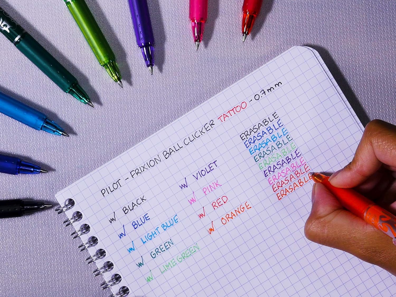 Thumbnail 5 de PILOT Frixion Ball Clicker — Bolígrafo borrable 5 uds 🖊