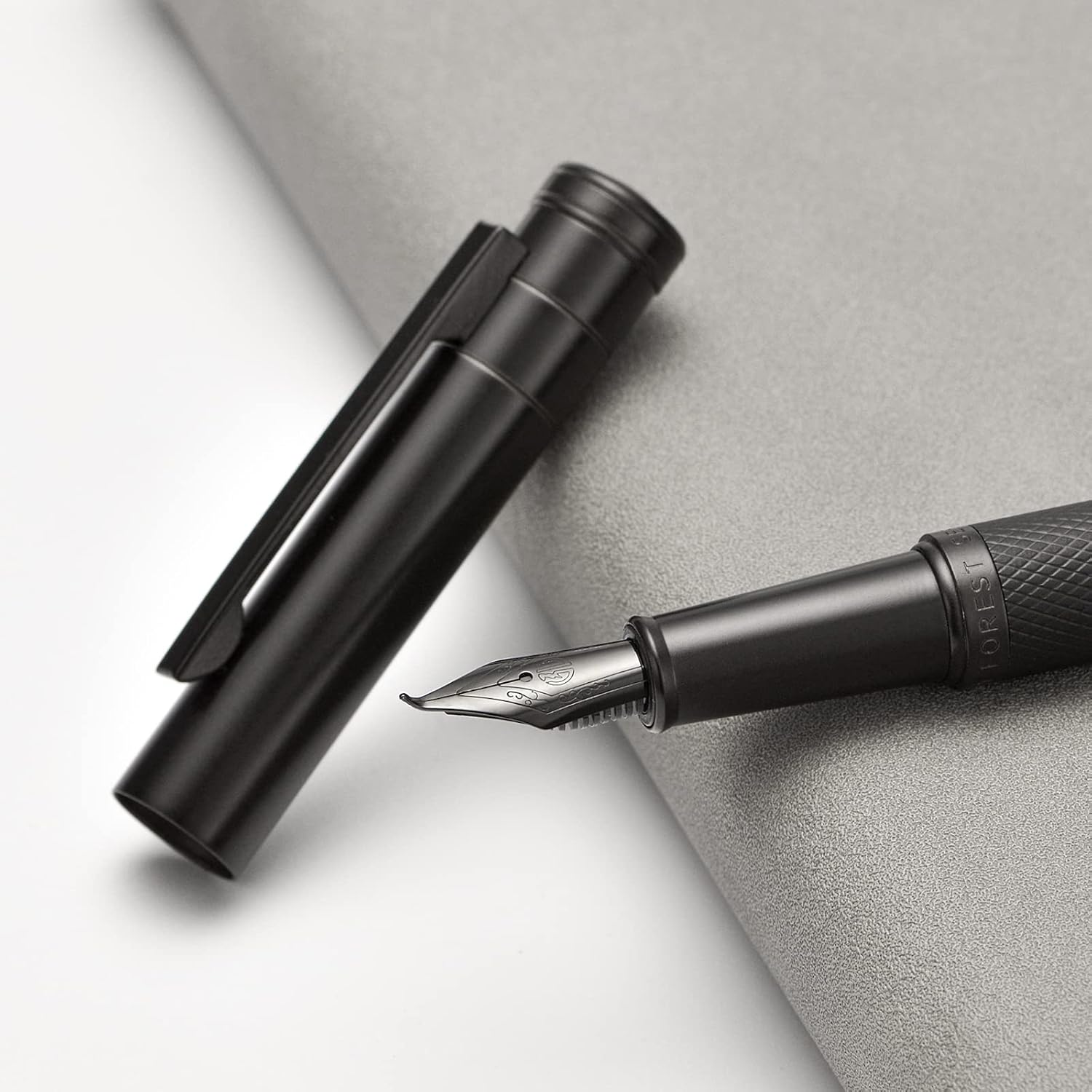 Thumbnail 3 de Black Forest Fountain Pen Bent Nib Calligraphy Fude Pen by Hongdian