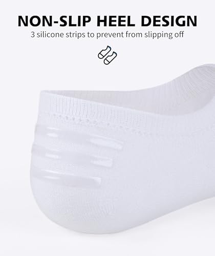 Thumbnail 2 de CLOSEMATE pack de 6 pares calcetines invisibles tobilleros de algodón con silicona (Pinkies, verano)