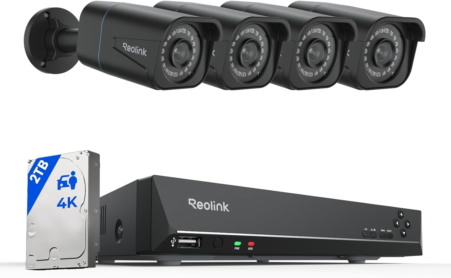 Reolink RLK8-800B4 4K PoE Kit Caméra