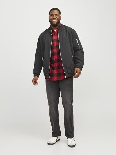 Thumbnail 4 de Jack & Jones Jjegingham Camisa L/S Ps Noos Roja 5XL