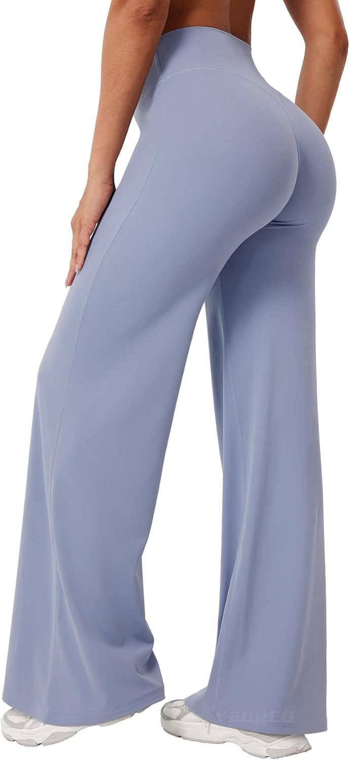 Thumbnail 1 de YEOREO Women’s Workout Leggings (No Front Seam) High-Waist Straight Leg, 29–35