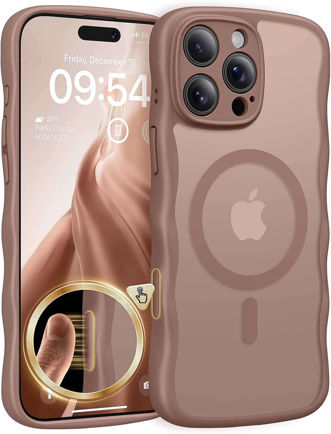 Detalle de TAURI MagSafe iPhone 16 Pro Max case