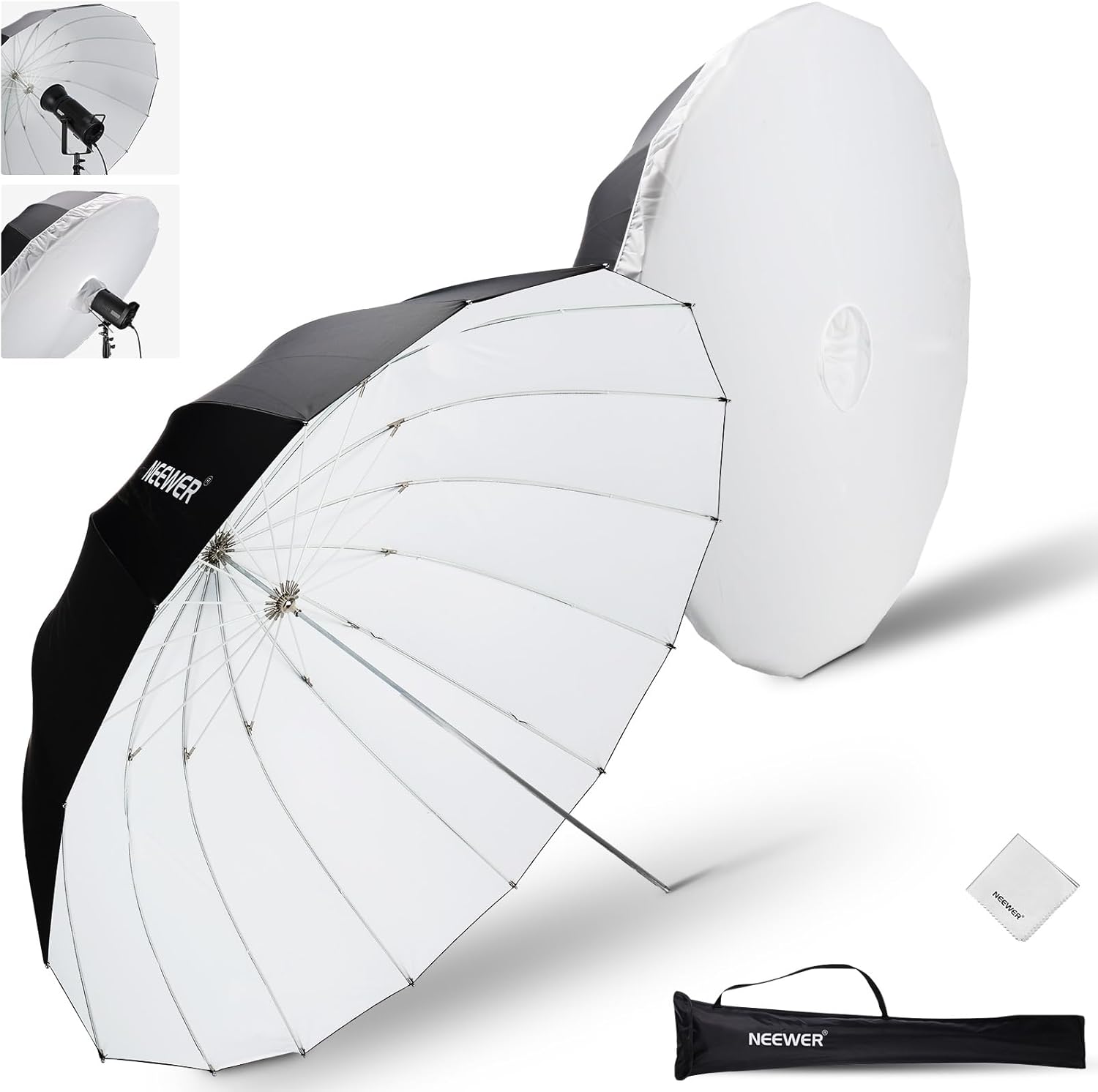 NEEWER NS4U 180 cm parabolischer Reflektorschirm