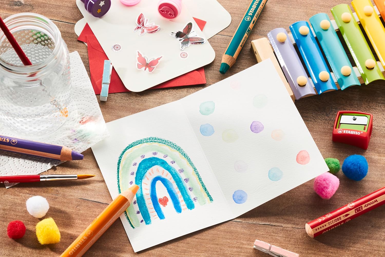 Thumbnail 6 de STABILO Woody 3 en 1: Lápiz de color, sacapuntas y pincel 🎨