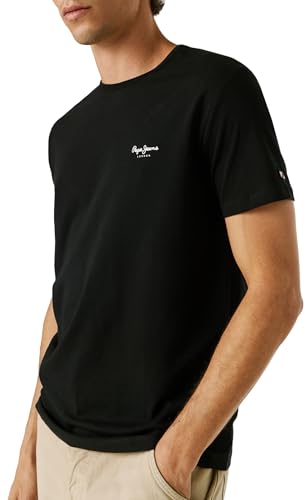 Thumbnail 1 de Pepe-jeans: Camiseta de algodón manga larga con cuello redondo y corte Slim