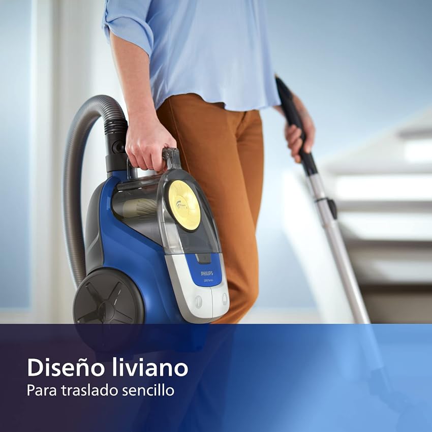 Detalle de Philips Aspirador sin Bolsa Serie 2000 XB2125/09 💨 Eficiencia Compacta