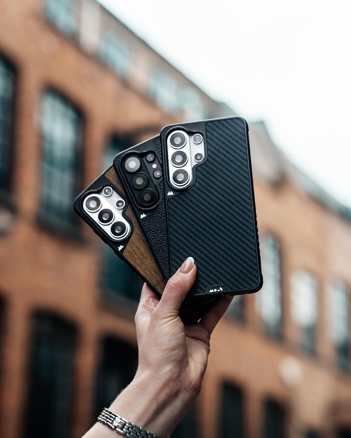 Thumbnail 5 de Mous Galaxy S26 Ultra Case with MagSafe & Qi2 – shockproof protection, full camera coverage, black leather finish