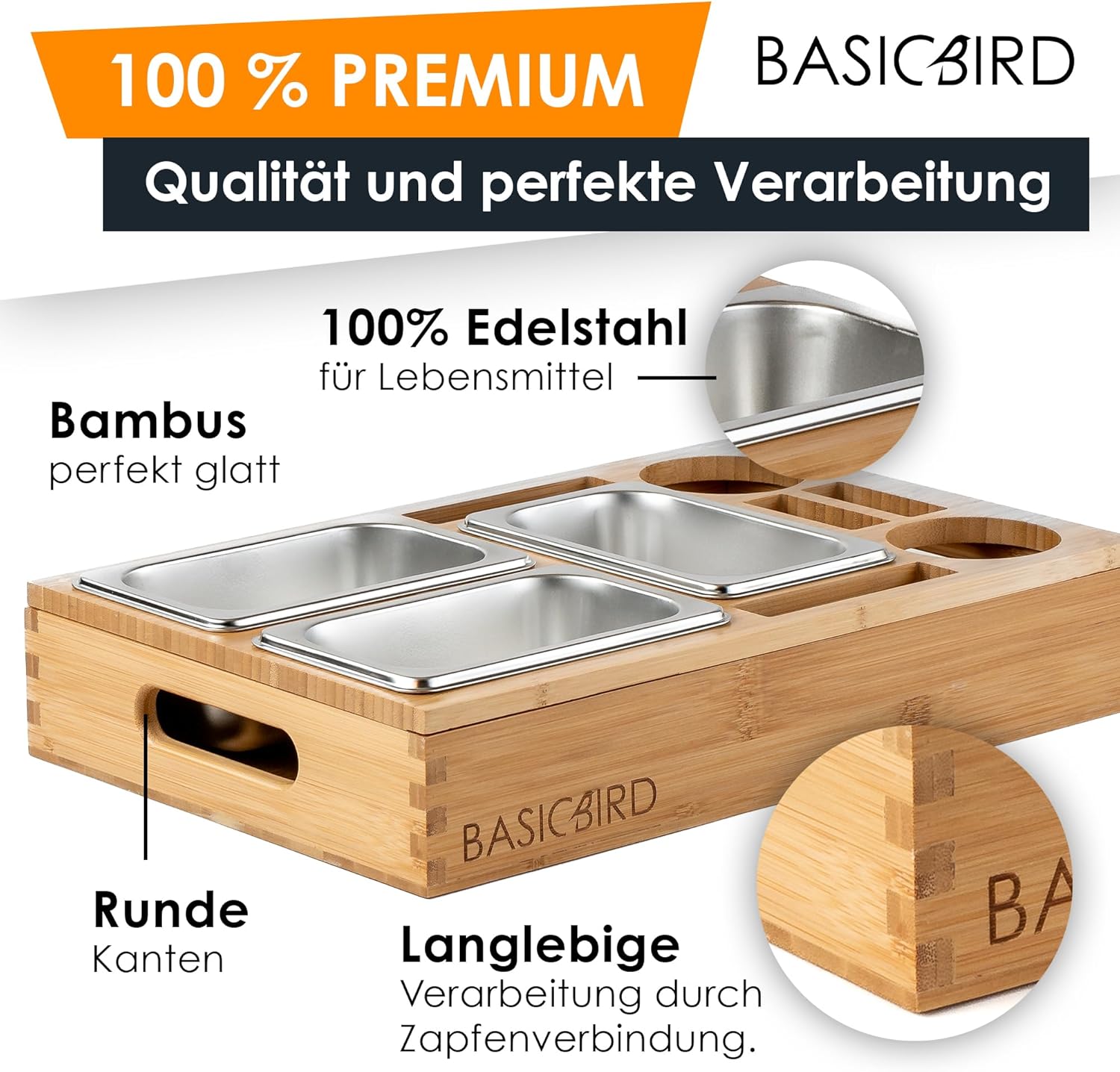 Thumbnail 4 de BASICBIRD Couchbar Snackbox