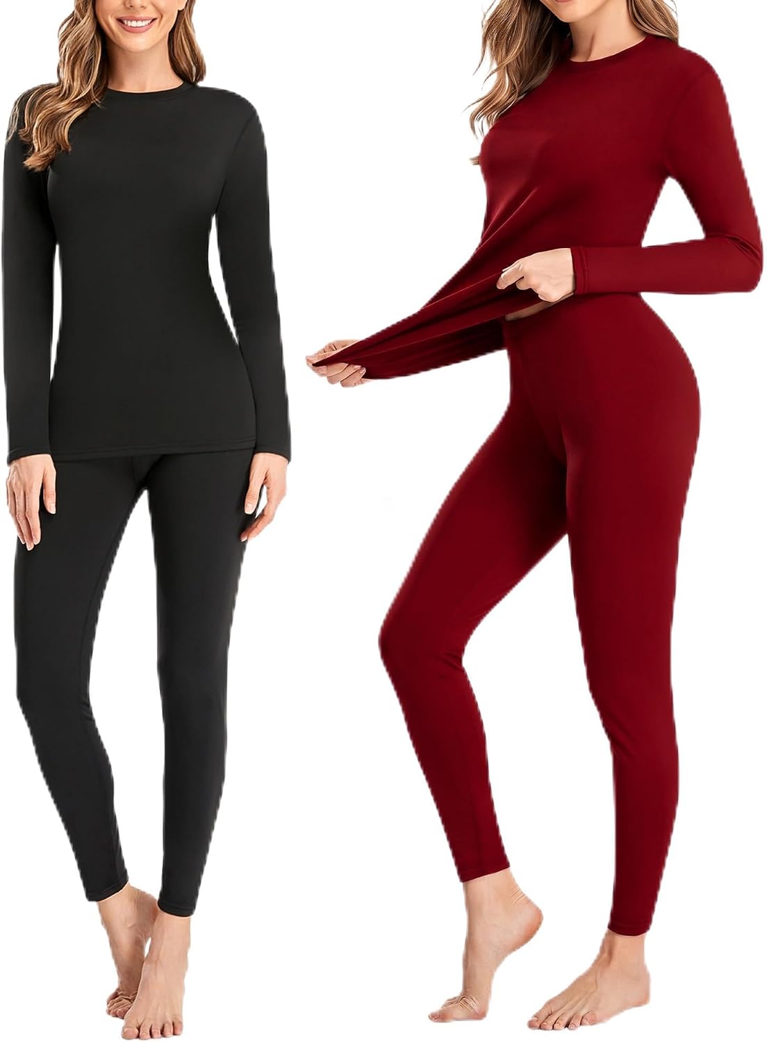 Thumbnail 5 de SIMIYA Women's Thermal Underwear Set, Fleece-Lined