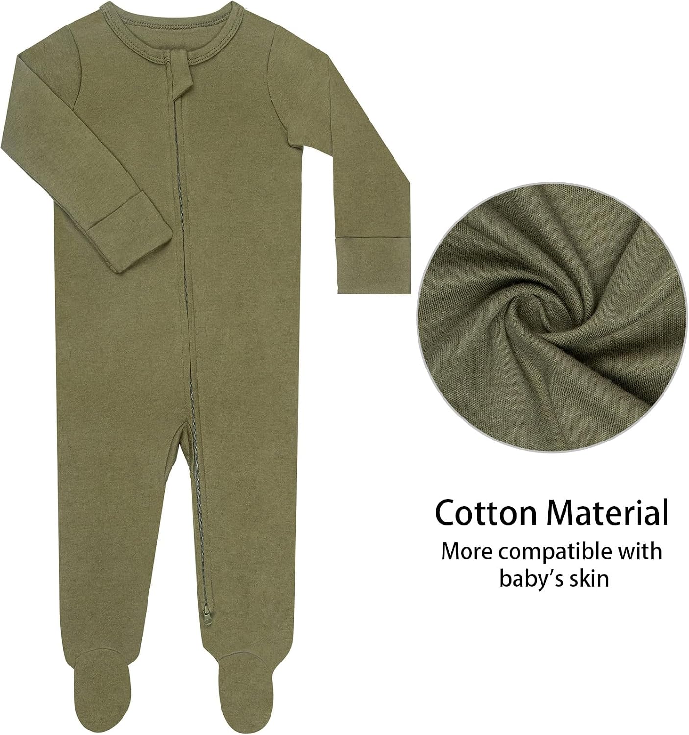 Detalle 2 de GUISBY Baby Footed Pajamas 100% Cotton