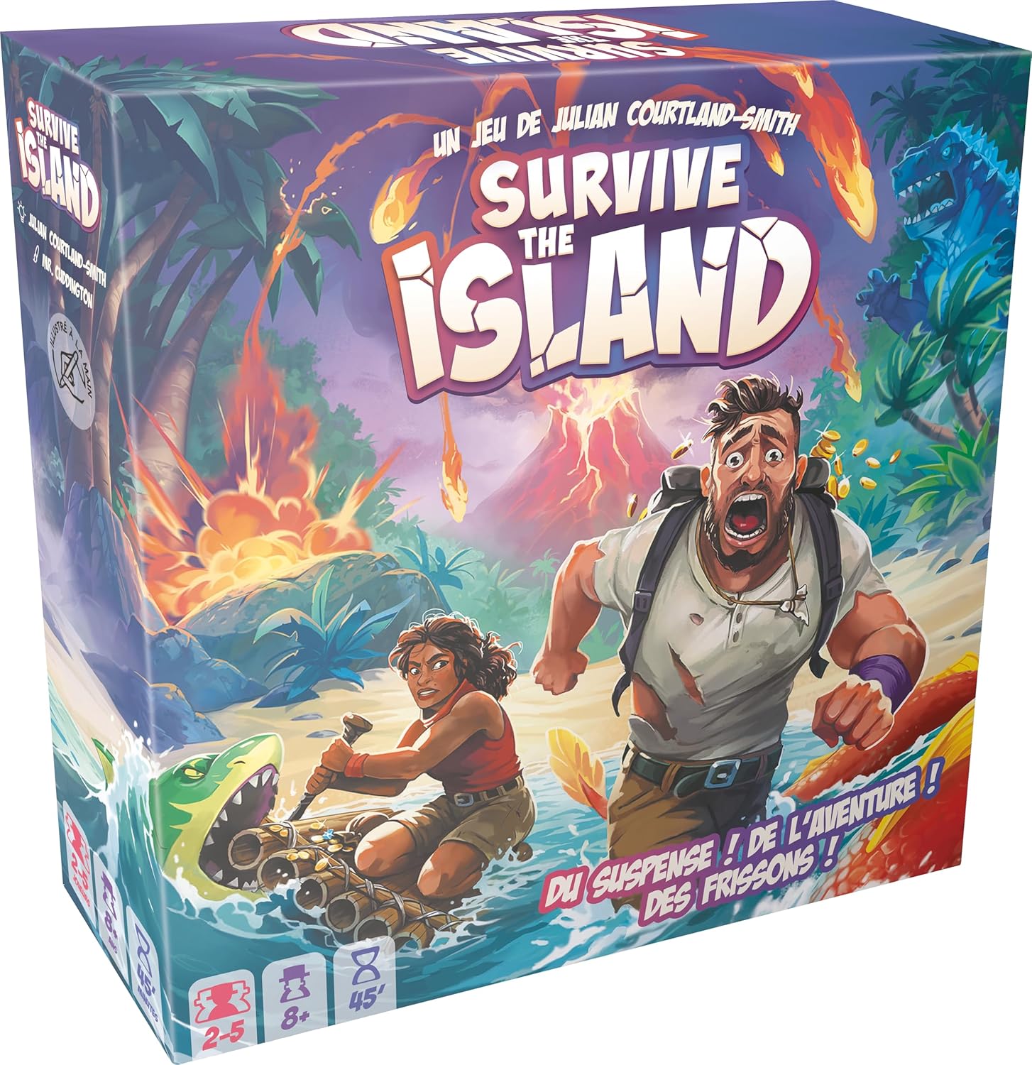 Detalle de Asmodee Survive The Island 45 min