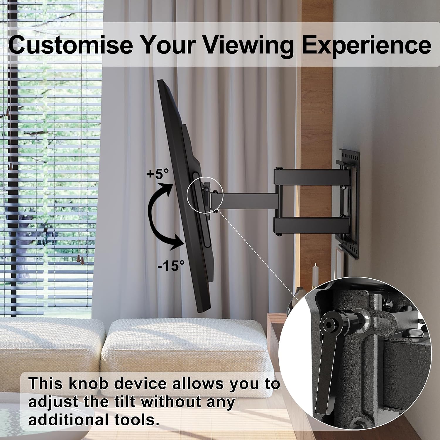 Thumbnail 4 de BONTEC TV Wandhalterung 37–85 Zoll