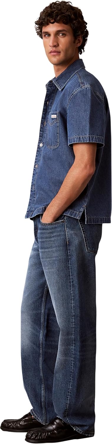 Detalle 2 de Calvin Klein Altre Camicie Uomo – Originale e Versatile