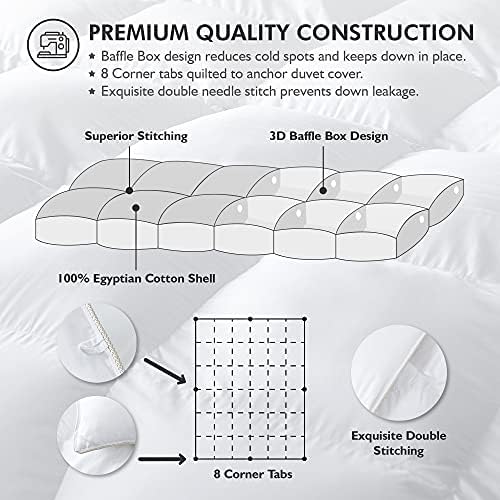 Detalle 2 de Luxurious King/California King Goose Down Comforter 58 oz.