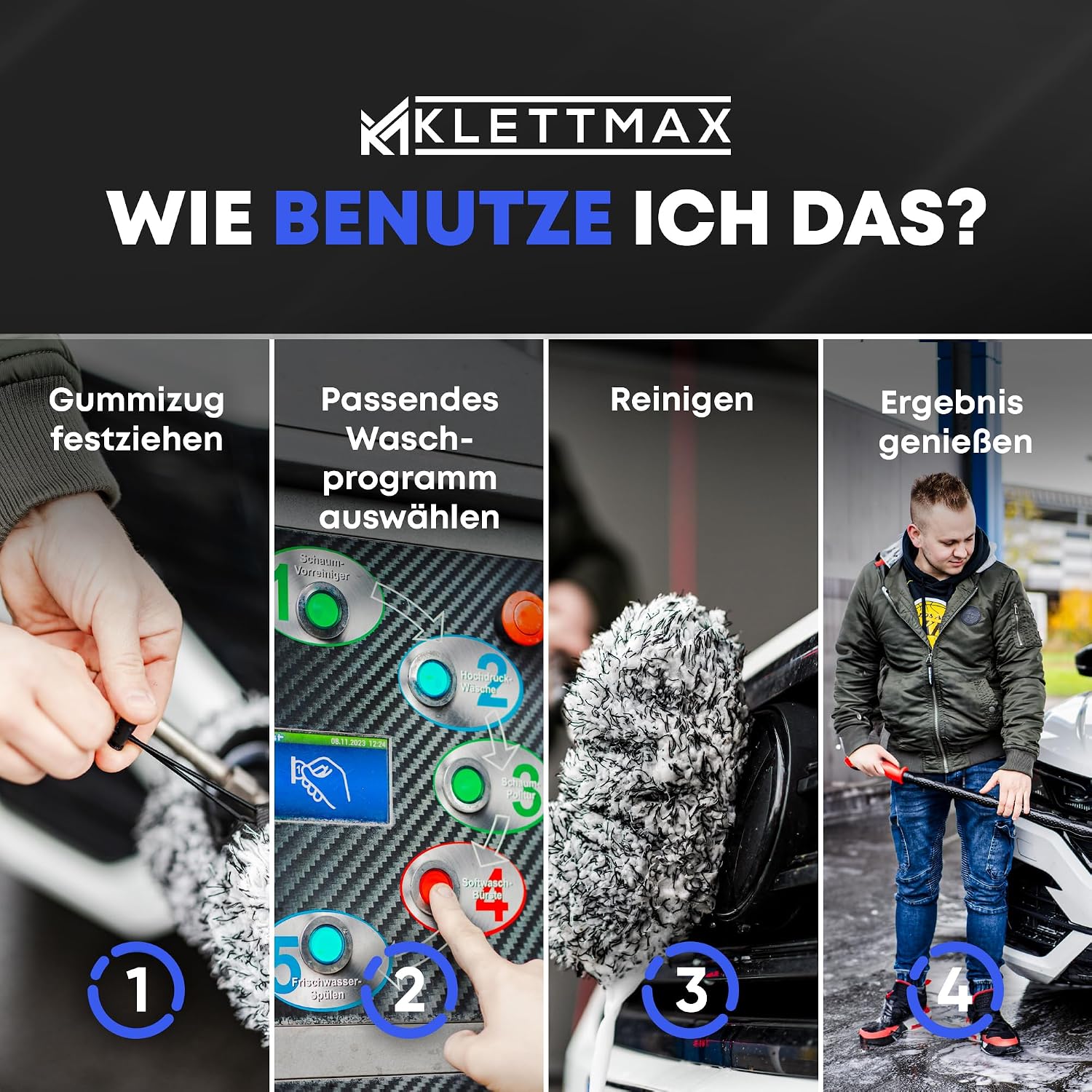Thumbnail 4 de KLETTMAX Brush Cover Deluxe Waschbürstenüberzug