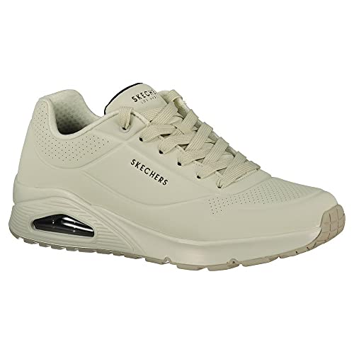 Detalle 2 de Skechers Uno Stand On Air – Uomo, Off White Durabuck Mesh, 42.5 EU