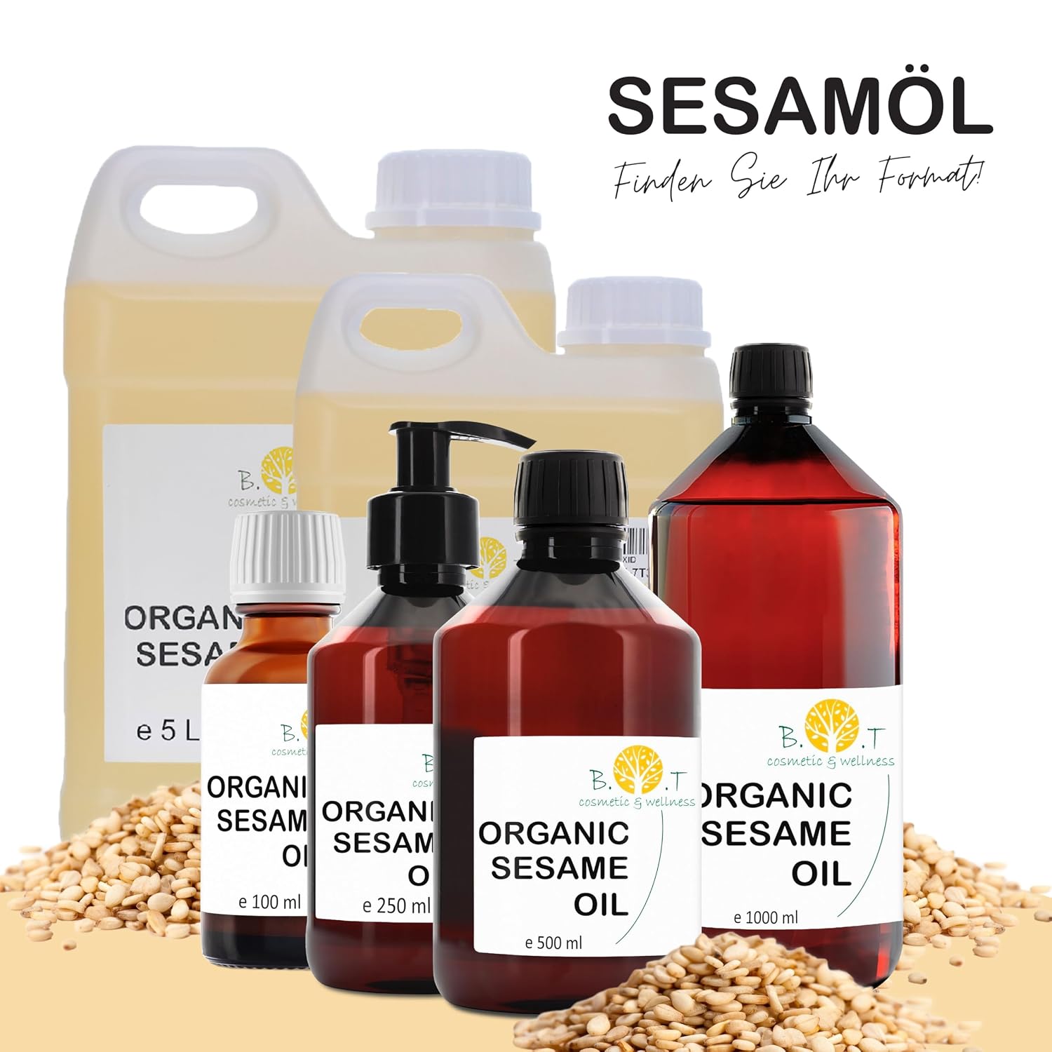 Thumbnail 6 de B.O.T cosmetic Bio-Sesamöl 1000 ml