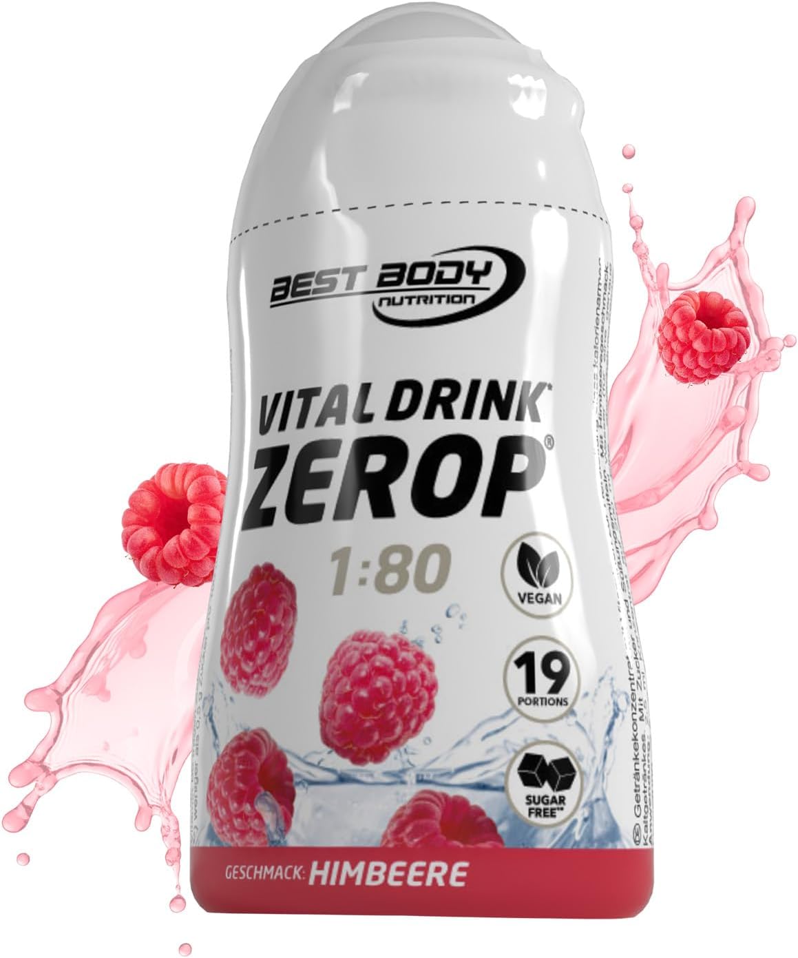 Detalle de Best Body Nutrition Vital Drink ZEROP Mix-Box 6 x 48 ml – zuckerfrei, Vitamin-B-Komplex, fruchtige Sorten