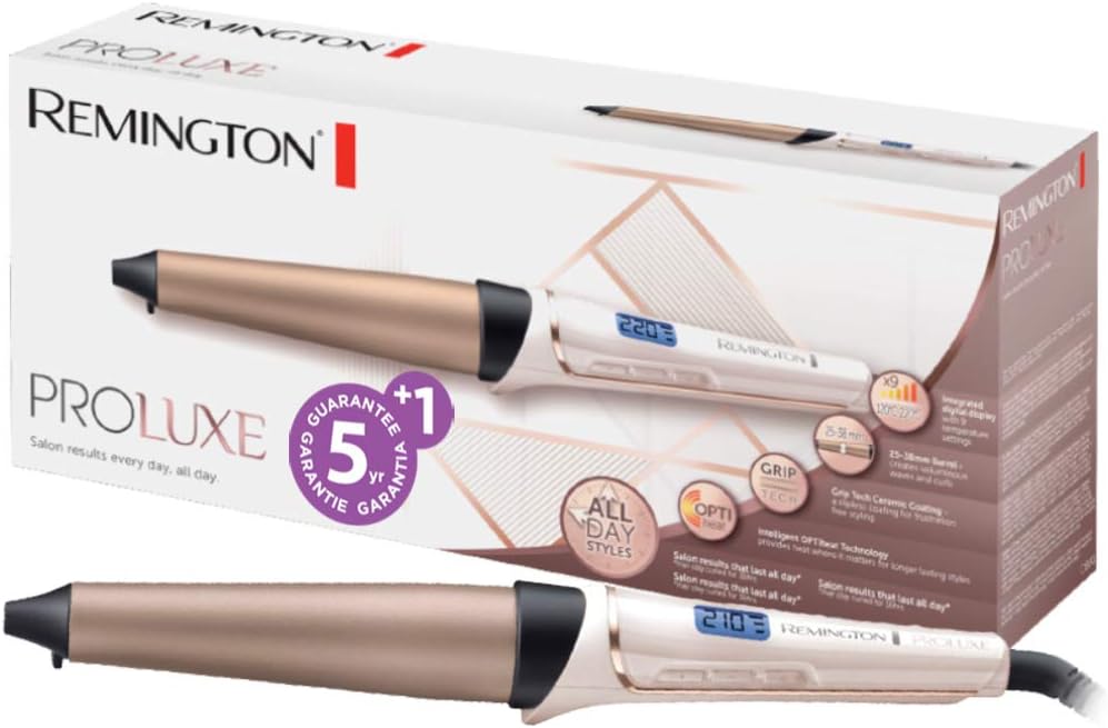 Detalle de Remington Boucleur à cheveux PROluxe CI91X1 – Boucles naturelles 25–38 mm, OptiHeat