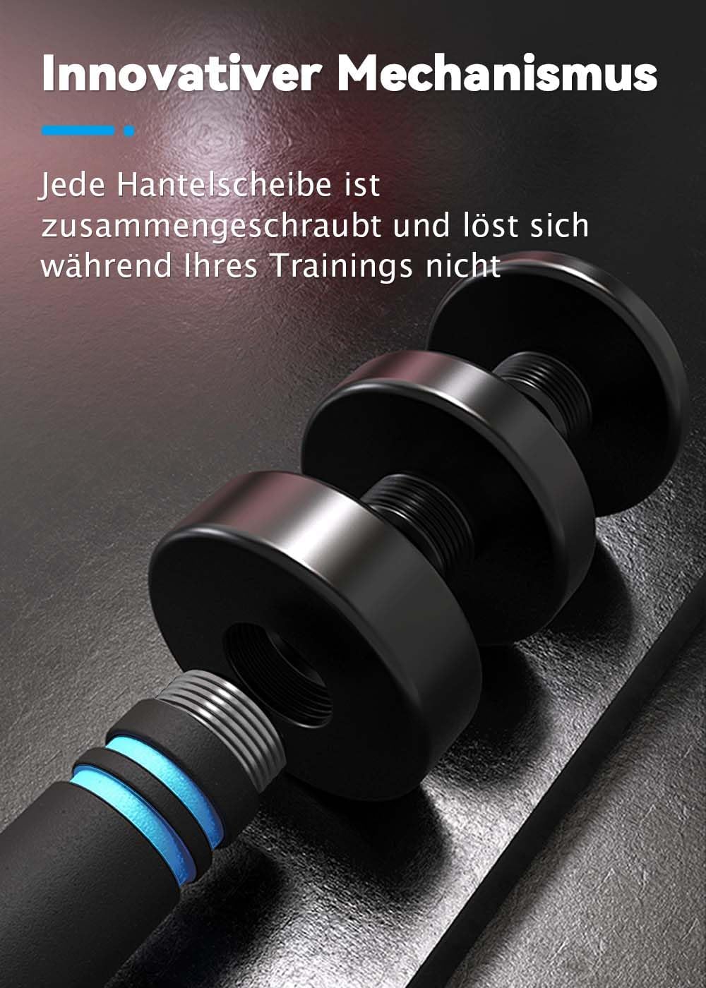 Thumbnail 3 de Northdeer Steel Ultracompact Adjustable Chrome Dumbbells (2.5kg–25kg) with Foam Handles