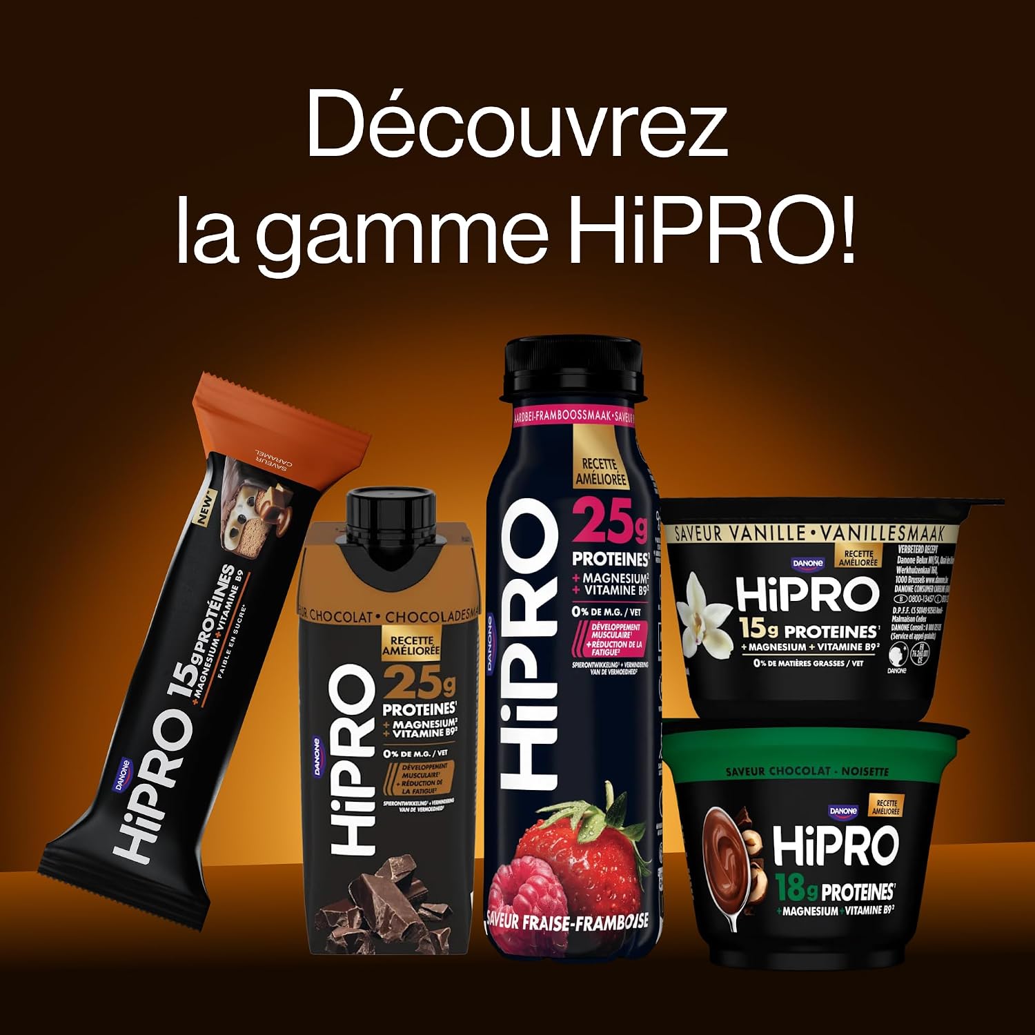 Thumbnail 6 de HiPRO Barre Protéinée Banane Beurre de Cacahète 45g ⚙