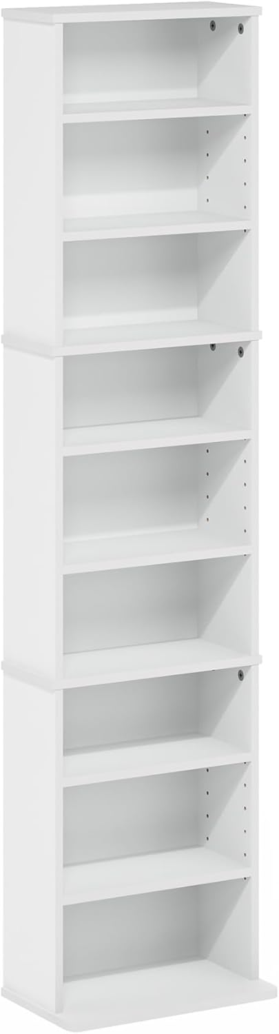 Thumbnail 5 de Furinno Jaya 9-Shelf Tall Narrow DVD Shelf