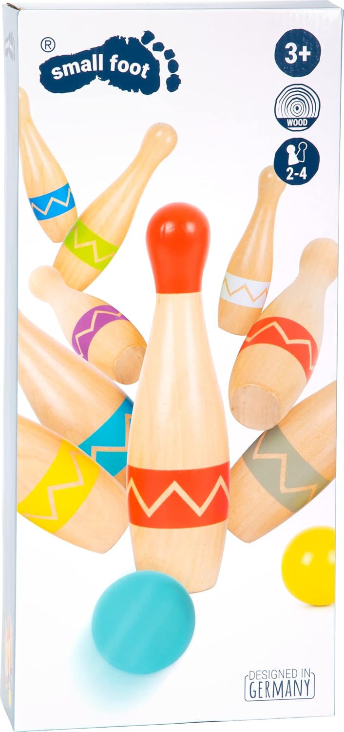 Thumbnail 6 de Small Foot Birilli Active in Legno 11912, gioco di abilità con sacchetto per indoor e outdoor (da 3 anni)
