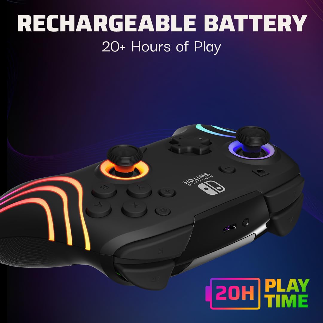 Detalle de PDP Afterglow Wave Wireless Controller 20h