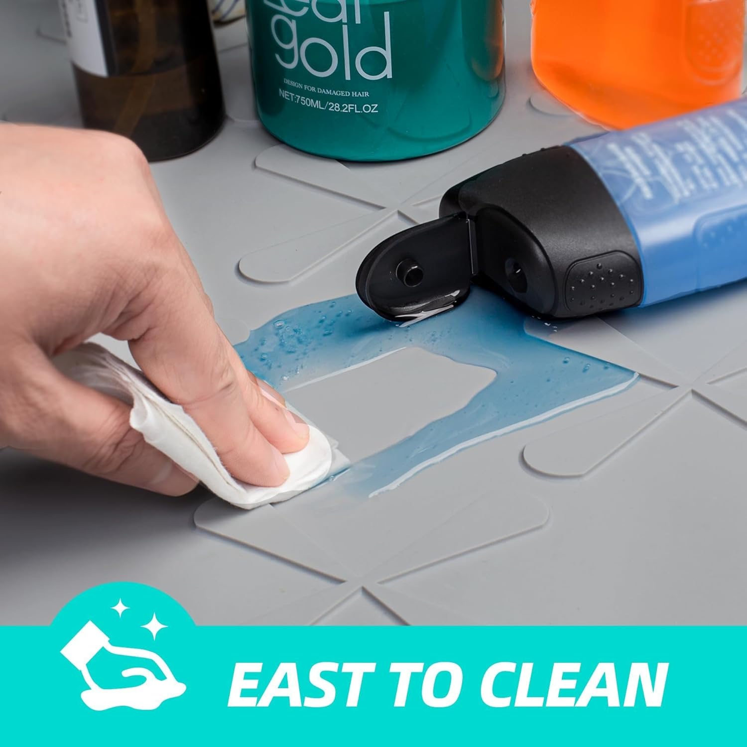 Thumbnail 5 de SIKADEER 34" x 22" Under Sink Mat 🧽