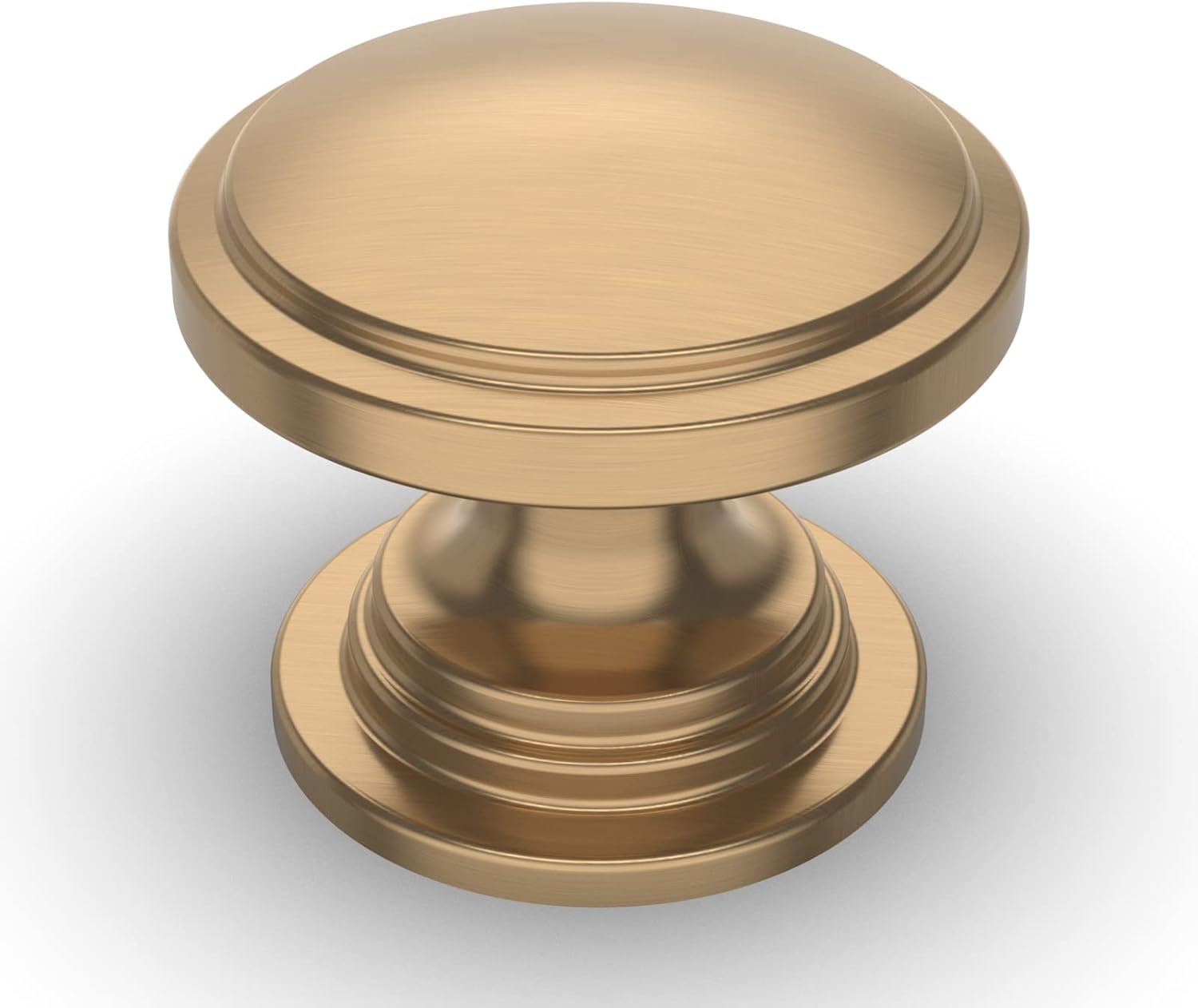 Thumbnail 6 de Amerdeco 10 Pack Champagne Bronze Cabinet Knobs – 2 Inch Zinc Alloy, Single Hole