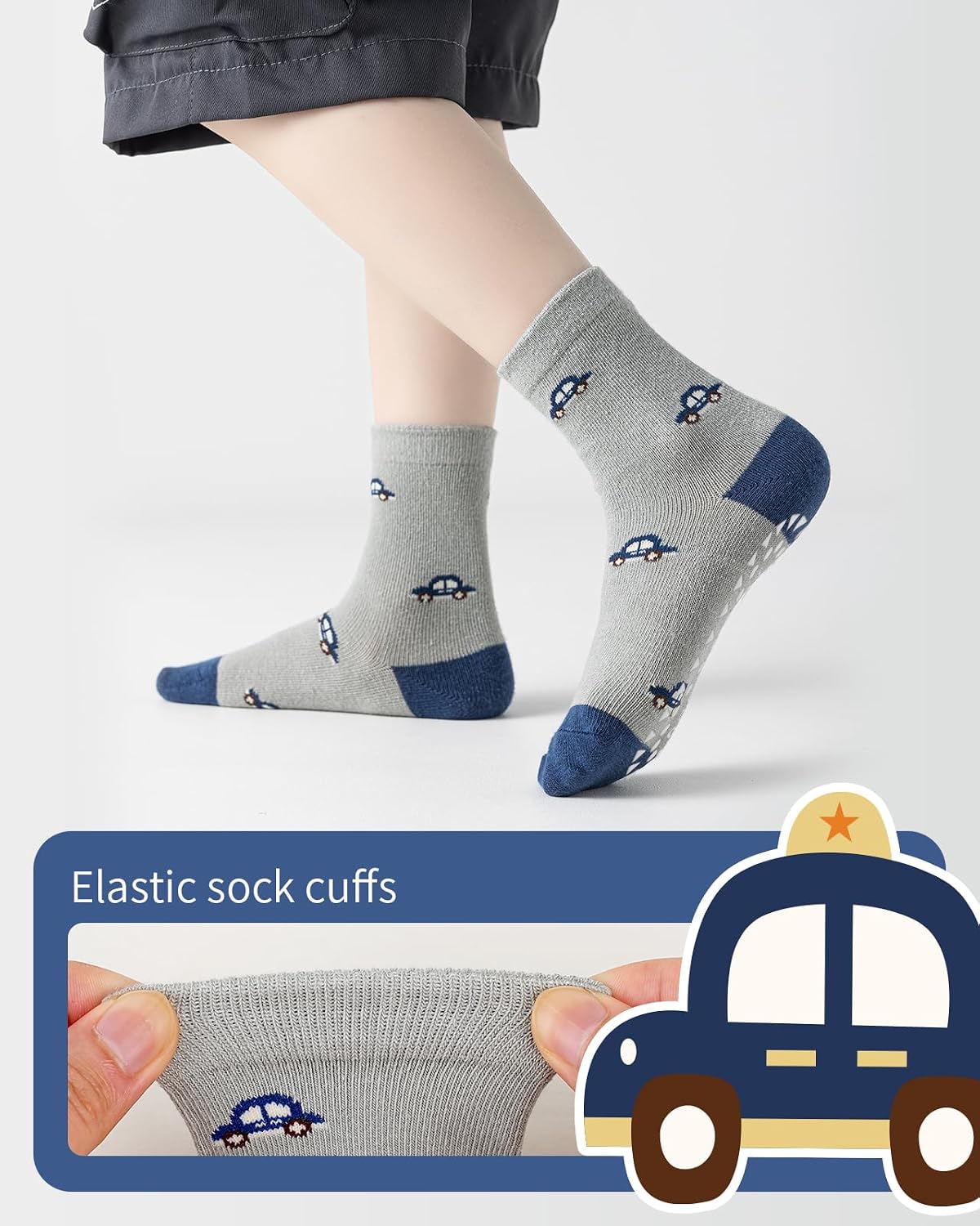 Thumbnail 2 de Kyopp Stoppersocken Kinder 5 Paar mit 78,6%