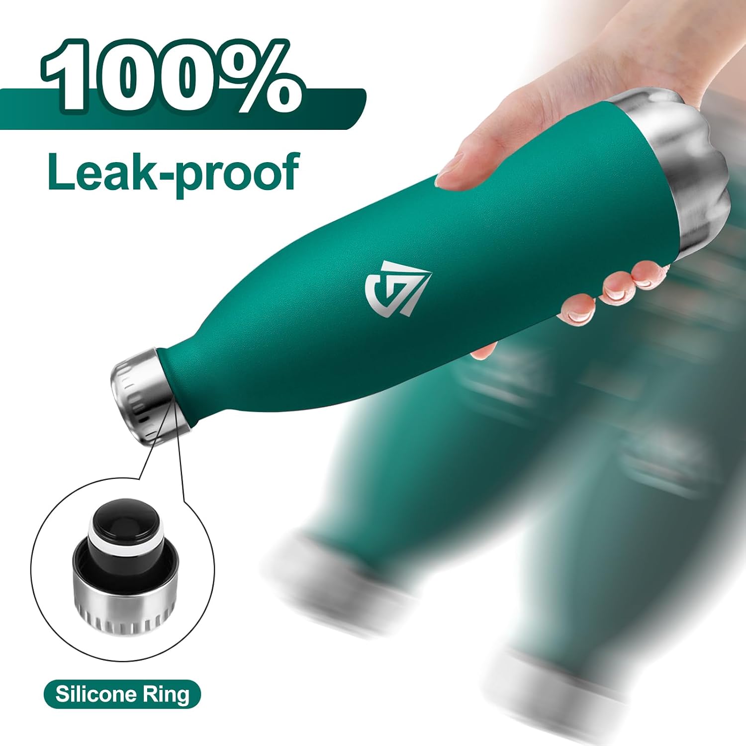 Detalle de Bouteille Isotherme 1L en Inox Double Paroi — robuste, sans BPA et étanche