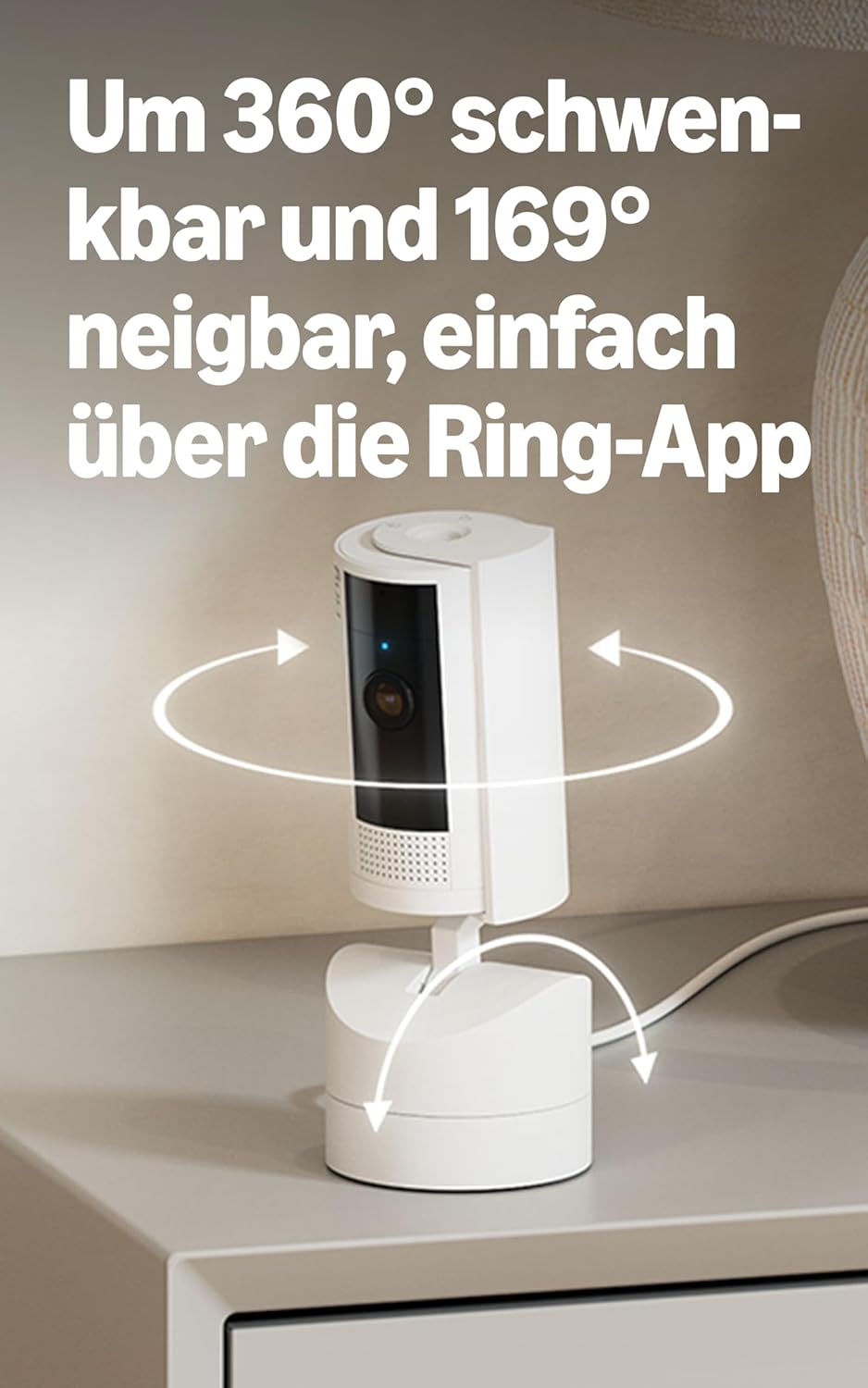 Detalle 1 de Ring Pan-Tilt Innenkamera 360°