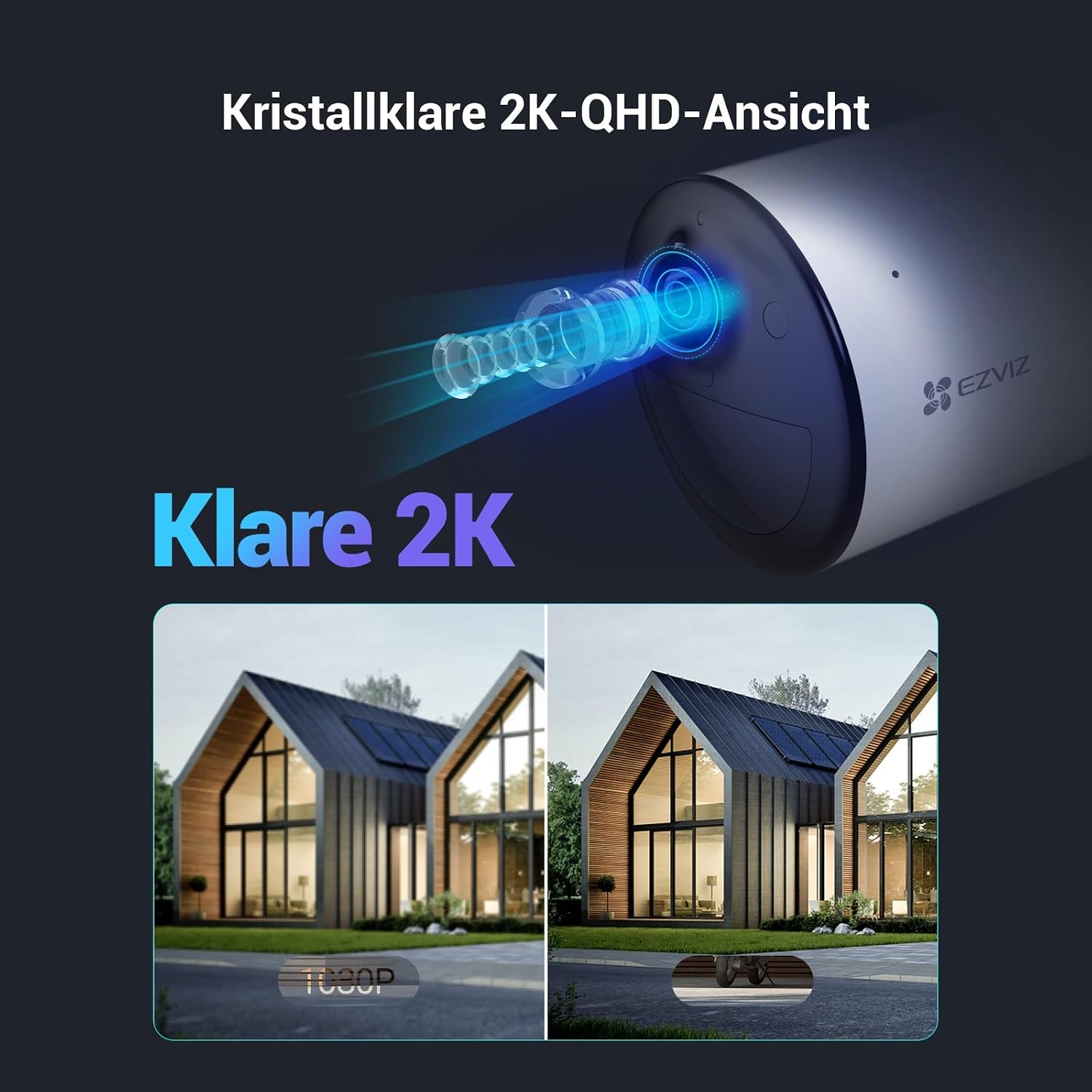 Detalle de EZVIZ 2K Akku Kamera CB3 mit KI