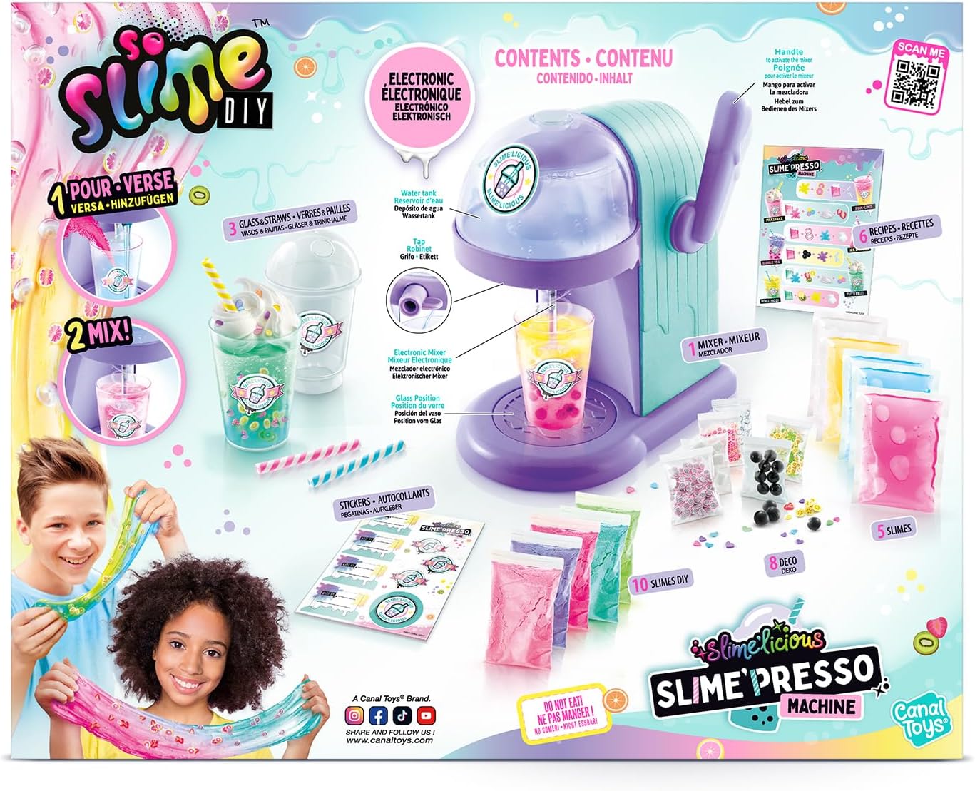 Detalle de Canal Toys So Slime Slimelicious Slime'presso Machine SSC 254 – zestaw do slime