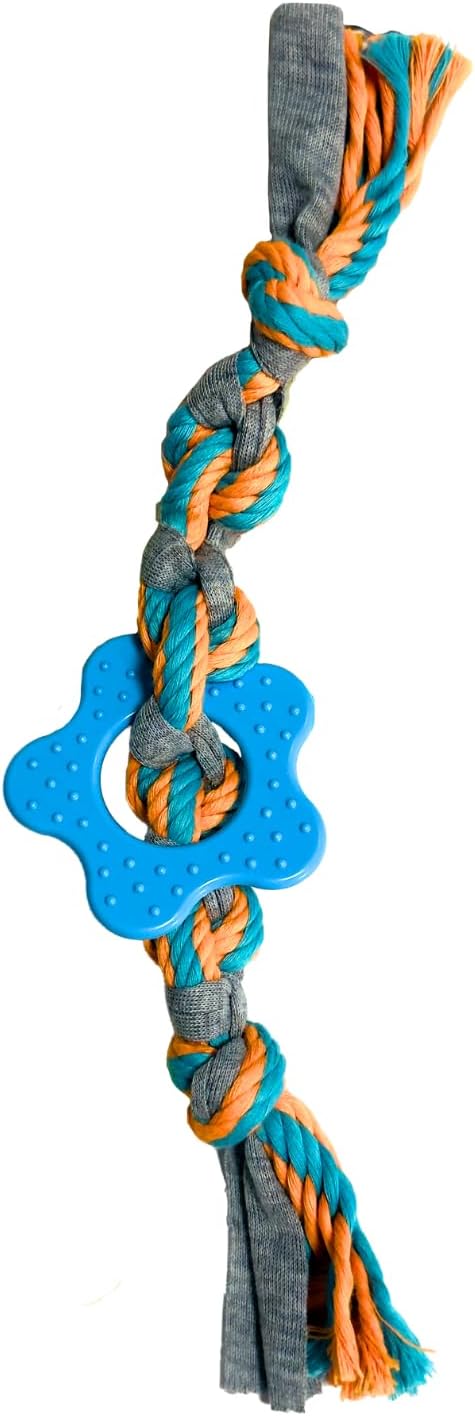 Detalle de Consumable Corner Braided Dog Rope Toy