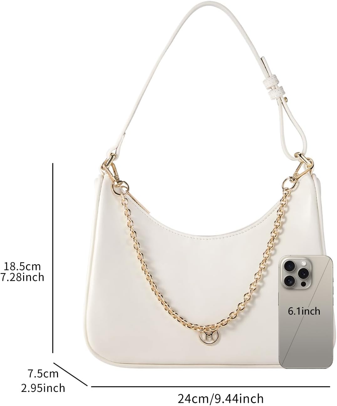 Thumbnail 3 de VICTORIA HYDE borsa a tracolla da donna in vera pelle, stile vintage