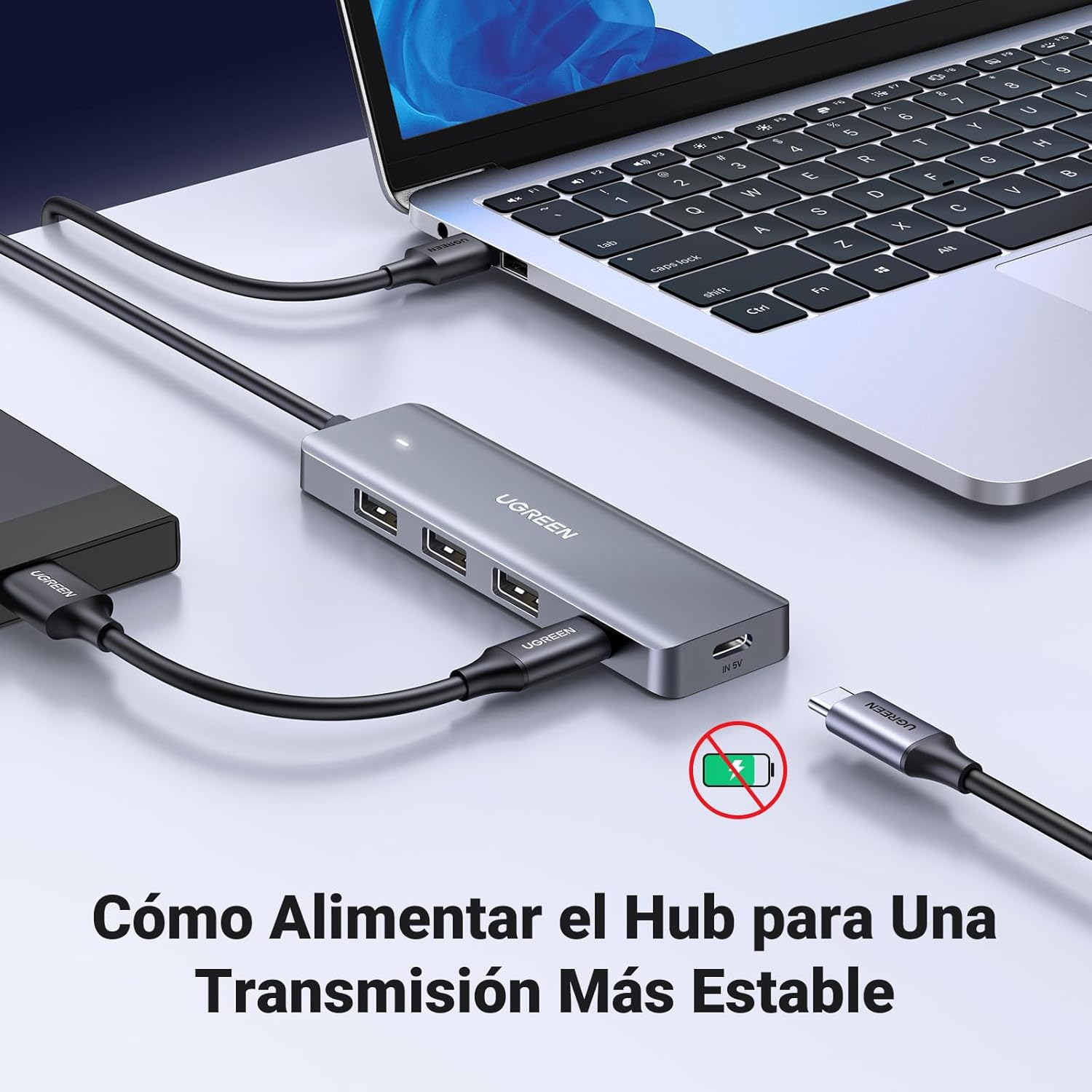 Thumbnail 3 de UGREEN Hub USB 3.0 Multipuerto 5Gbps para PC y Consolas ⚡